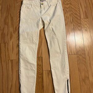 Banana Republic White Skinny Jeans